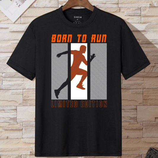 Born to Run Fitted Crew